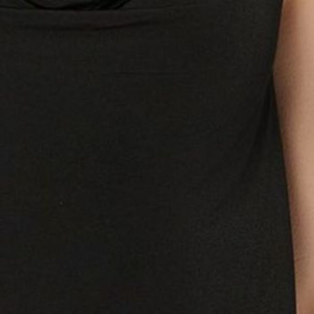 Susan Graver Women's Top Plus Sz 2X Liquid Knit Sleeveless Black A700416 - Picture 2 of 4